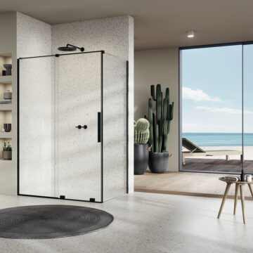 parois-de-douche-sanswiss-porte-coulissante-plume-avec retour-cote-mobile-noir-mat-1-2023